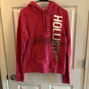 Hollister cali pink hoodie xl